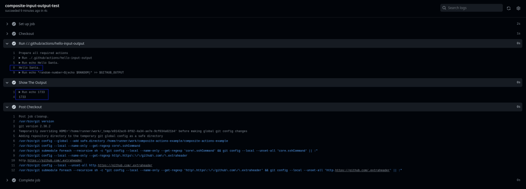 Composite Input Output Test