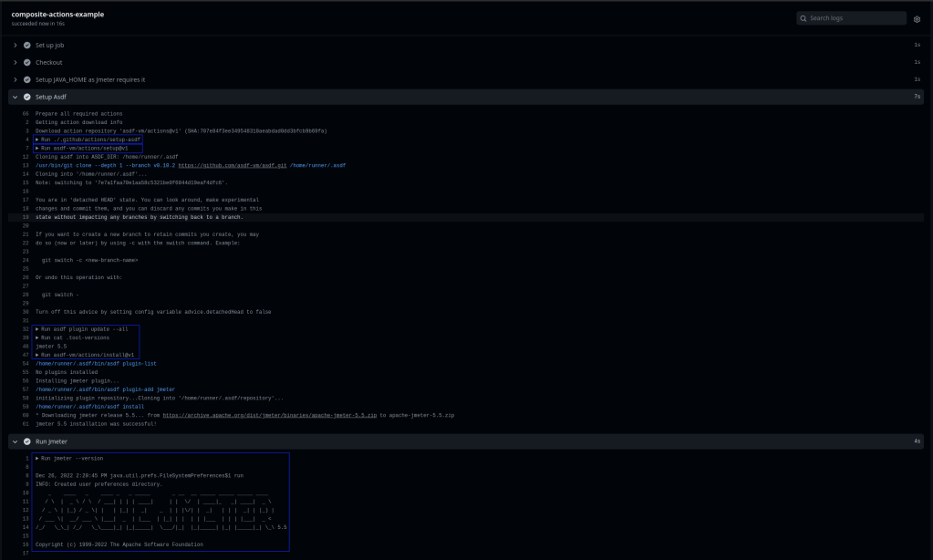 Github Composite Action